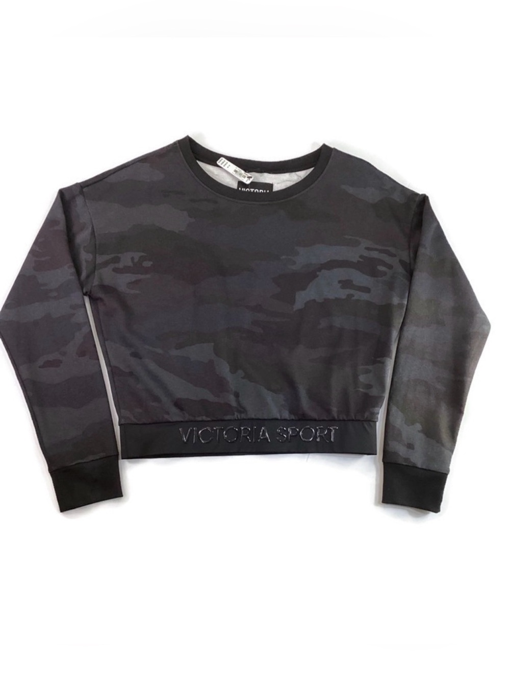 Victoria’s Secret Camo Long Sleeve Crop Sweatshirt